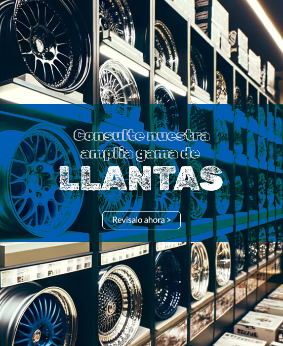 Consulte nuestra amplia gama de llantas de aluminio