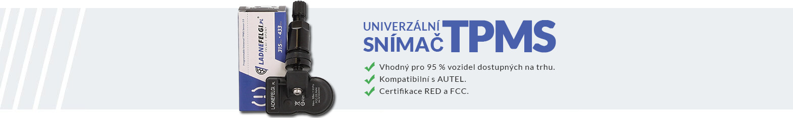 Černý senzor TPMS Černý senzor TPMS - LadneFelgi.pl