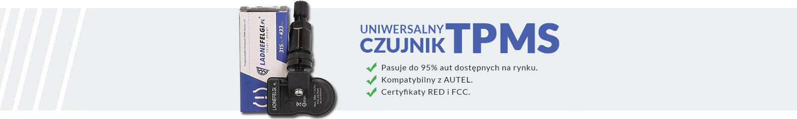 Czarny Czujnik TPMS Czarny Czujnik TPMS - LadneFelgi.pl