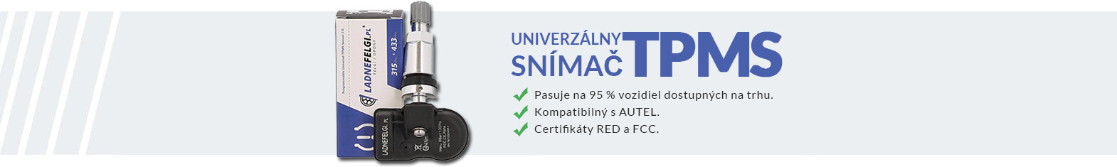 Strieborný senzor TPMS Strieborný senzor TPMS - LadneFelgi.pl