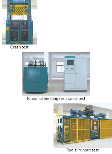 Forged wheels undergo numerous tests during the production stage