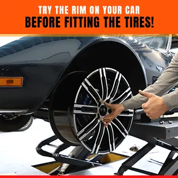 Advice from LadneFelgi.pl - try the wheel GMP Italia on your car before fitting the tires