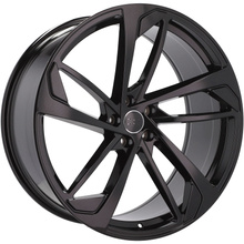 4x noir jantes 22 5x112 s'intégrer dans AUDI RS4 RS5 RS6 RS7 SQ5 SQ7 Q7 Q8 SQ8 SQ8 e-tron - XE139 (IN5445)