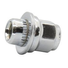 Fixing nut M12x1.5 / closed with flat washer / chrome plated / K21