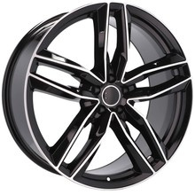 4x Felgi 20 5x130 m.in. do AUDI Q7 I 4L VW Touareg Gen. I 7L II 7P Czarne Black - BK690 (BY1126)
