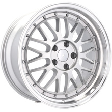 4x cerchi 17 tra l'altro a BMW 3 E46 E90 E92 5 E60 E61 Polerowany Rant Styl BBS Le Mans - A1025