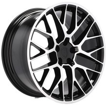 4x nové ráfky 20'' 5x112 mezi jiným k PORSCHE Macan 95B FL GTS S T - BK998 (SLY005)