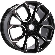 4x jantes 17 5x100 s'intégrer dans SKODA Fabia Octavia I Polo 5 6 GTI Kamiq VW Golf IV - SK516 (BK5278)