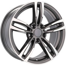 4x cerchi 18'' tra l'altro a BMW 1 E90 E91 F30 F31 F34 5 E60 F10 X1 X3 - BK855 (BY1121)