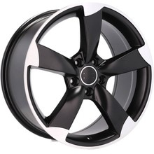 4x Felgi 18 m.in. do AUDI A3 8Y 8P 8V A4 B6 B7 B8 B9 A6 C6 C7 Q2 GA Q3 Rotor Style - BK217 (IN5069)
