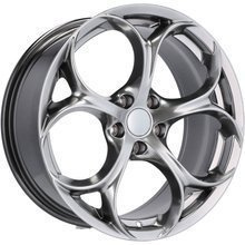 4x ráfky 17 mezi jiným k ALFA ROMEO 159 Brera Giulia Giulietta Stelvio JEEP Renegade - L1664 (YF5707)