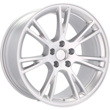 4x nové ráfky 19 mezi jiným k Tesla Y Long Range Standard Range 75 Performance stříbrný - D2049