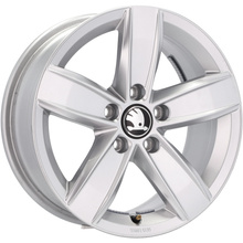 4x OEM alu disky 16 zapadajú do AUDI A3 A4 MG 5 HS ZS SEAT Leon SKODA Karoq Octavia Superb VW - 7N0071496C