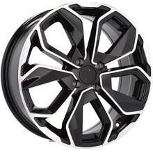 4x alu disky 17 zapadajú do RENAULT Captur Clio III IV Kangoo Twingo MAZDA 2 II OPEL Adam - B5296 (BY1381)
