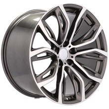 4x alu kola 21 5x120 Szer 10.5 +11.5 mezi jiným k BMW X5 E70 F15 X6 E71 F16 Grafitowe - A5040 (BK510)
