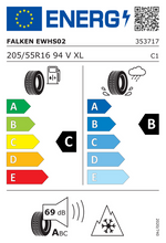 Opony Falken EUROWINTER HS02 XL 205/65 R17 100H